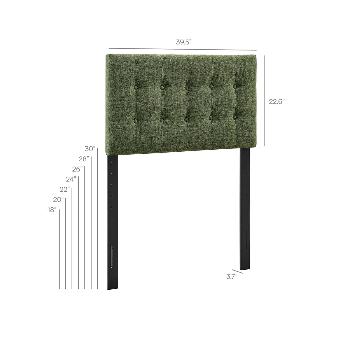 Emily Fabric Upholstered Headboard by Modway, photo 19 of 59