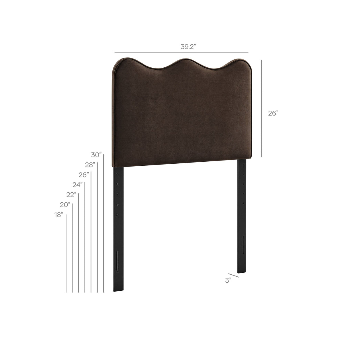 Athena Stain-Resistant Performance Velvet Headboard by Modway, photo 27 of 67