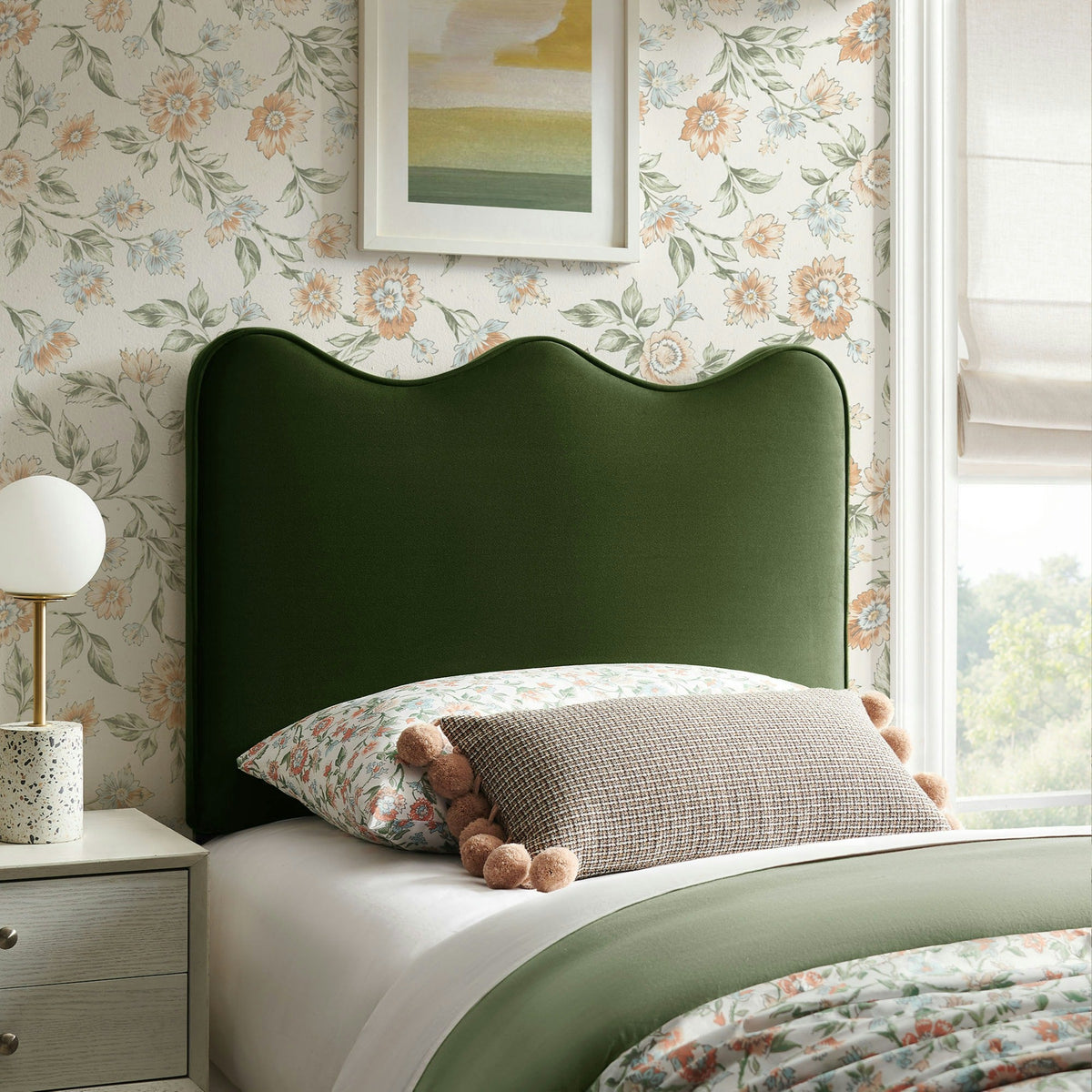 Athena Stain-Resistant Performance Velvet Headboard by Modway, photo 39 of 67