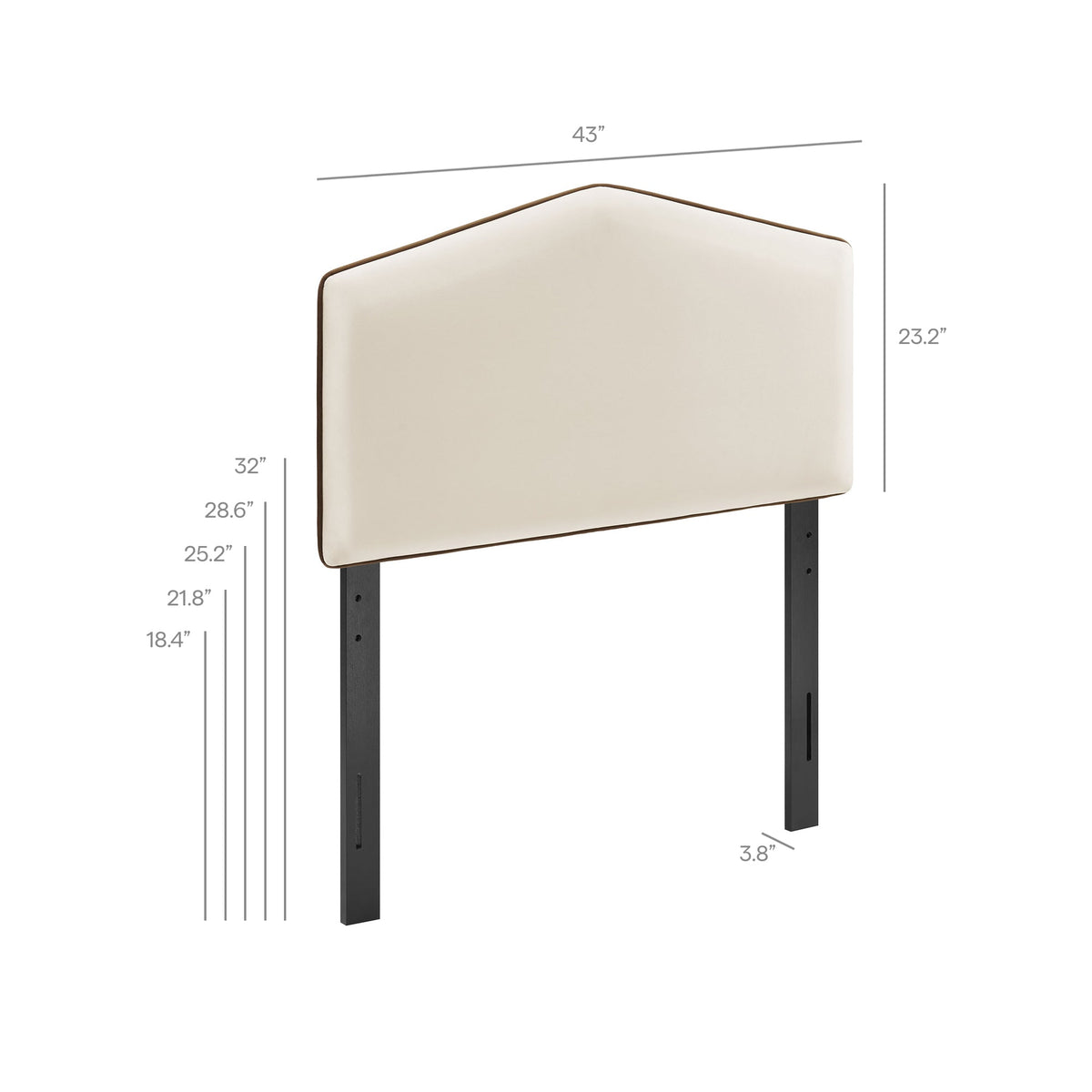 Cosette Performance Velvet Headboard by Modway, photo 2 of 51