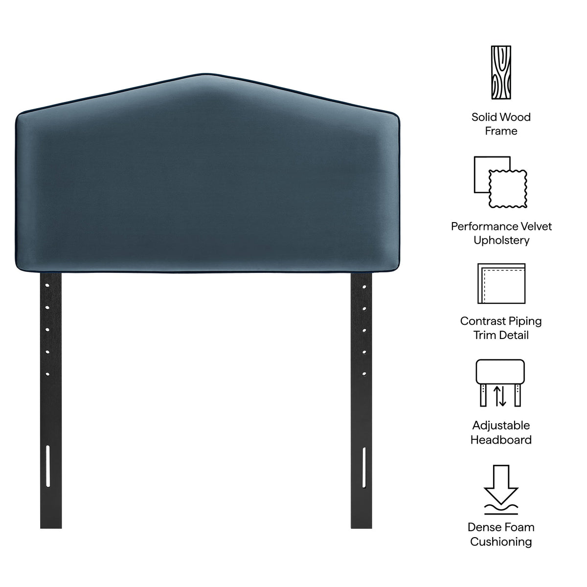 Cosette Performance Velvet Headboard by Modway, photo 11 of 51