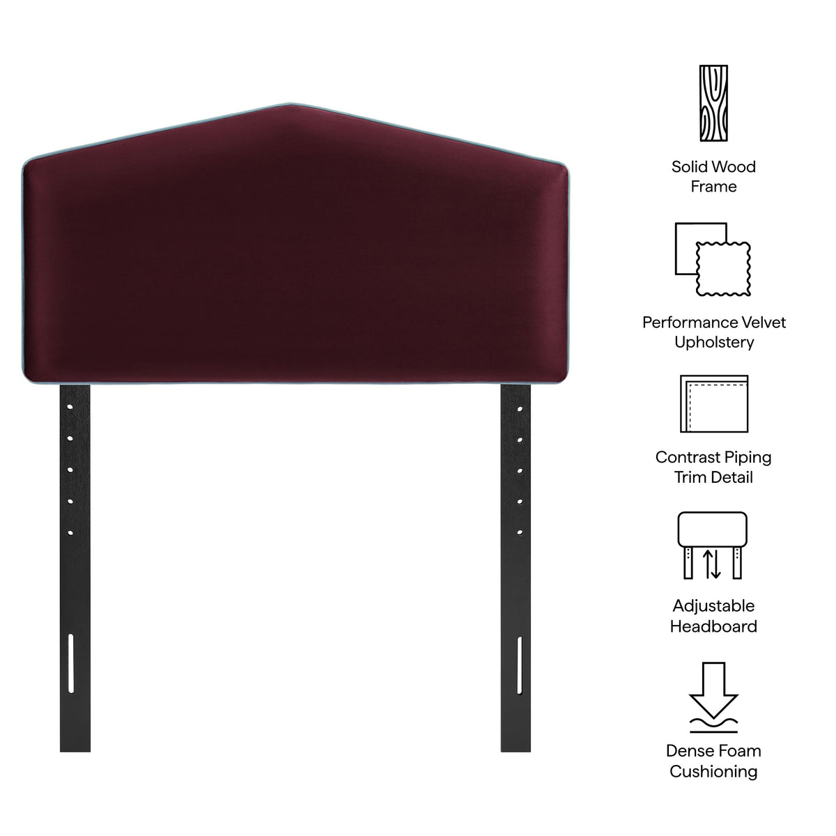Cosette Performance Velvet Headboard by Modway, photo 19 of 51