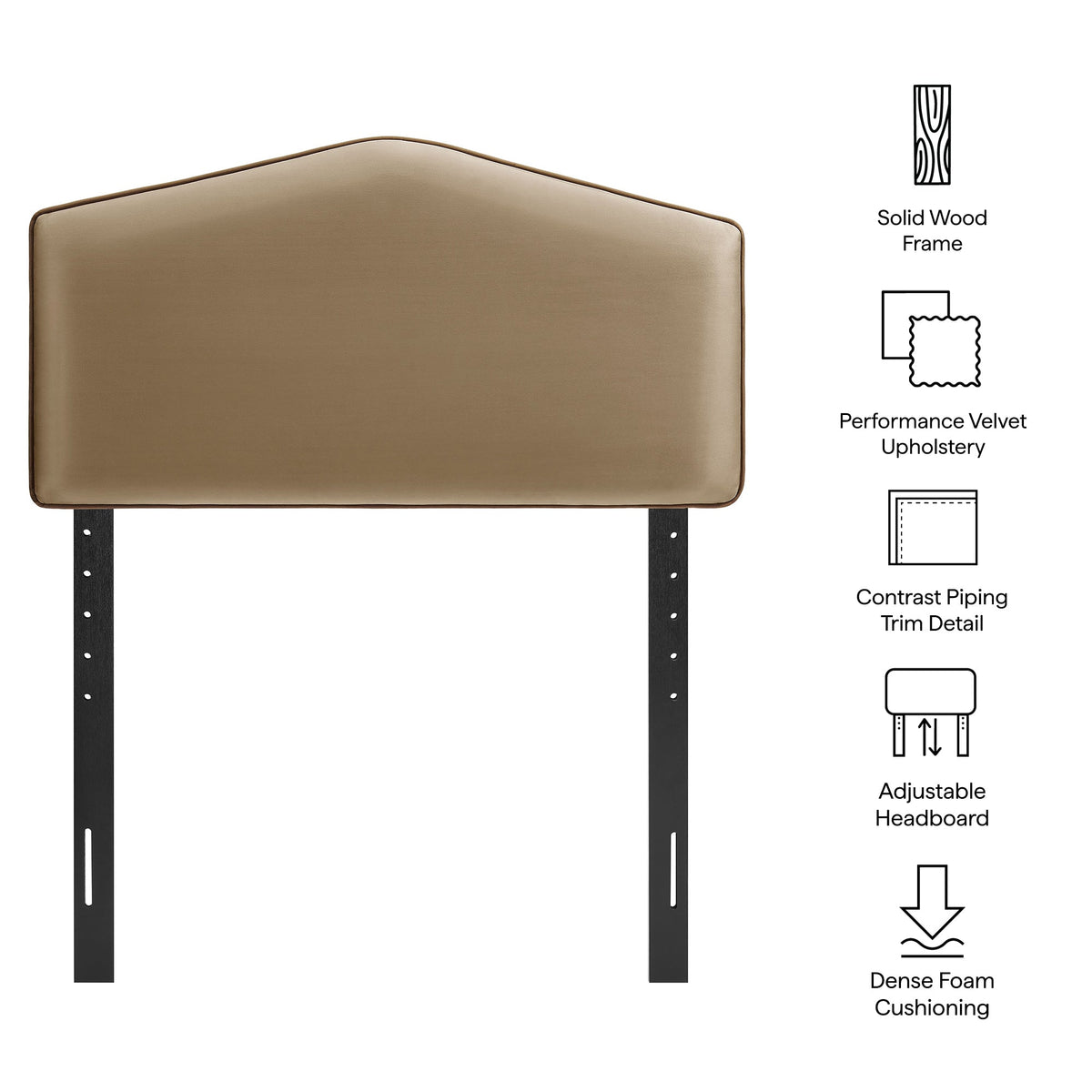 Cosette Performance Velvet Headboard by Modway, photo 27 of 51