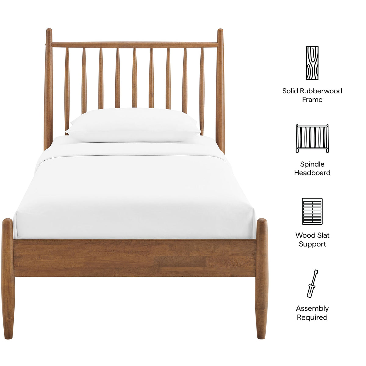 Zane Spindle Bed Frame by Modway, photo 20 of 41