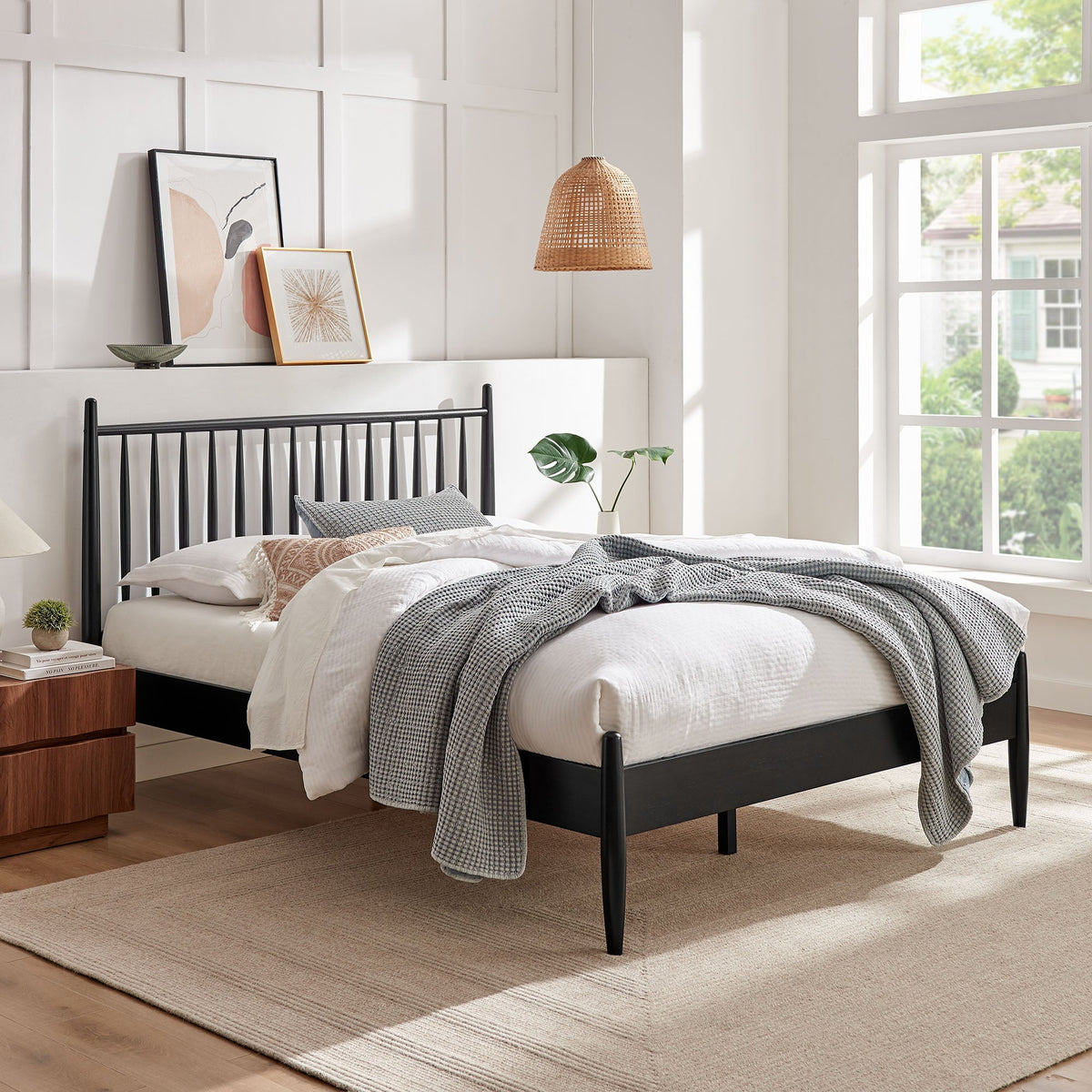 Zane Spindle Bed Frame by Modway, photo 35 of 41