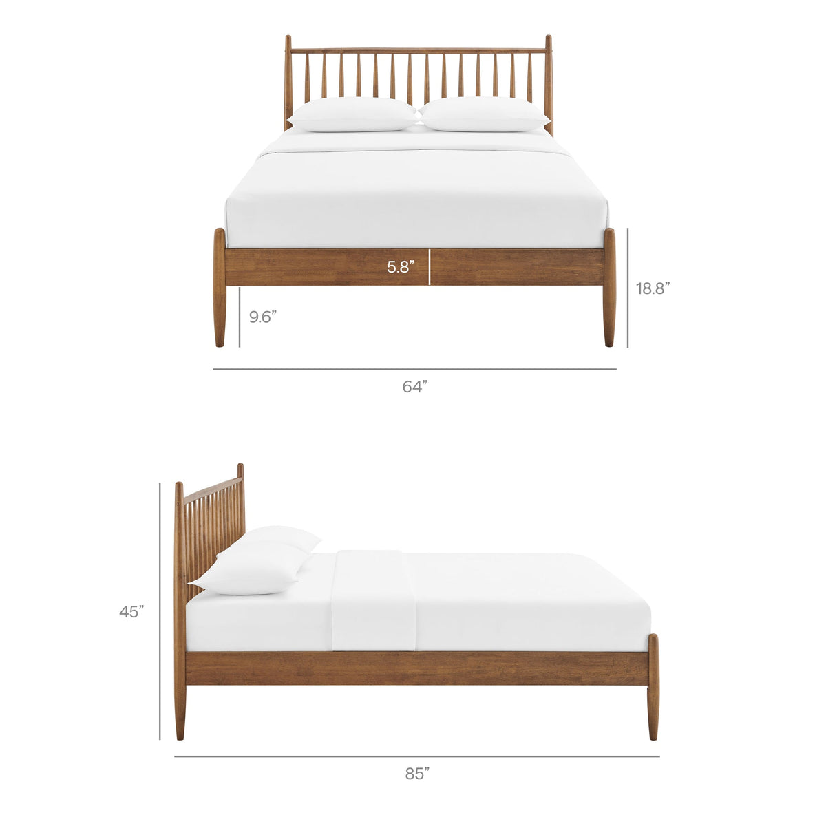 Zane Spindle Bed by Modway, photo 21 of 41