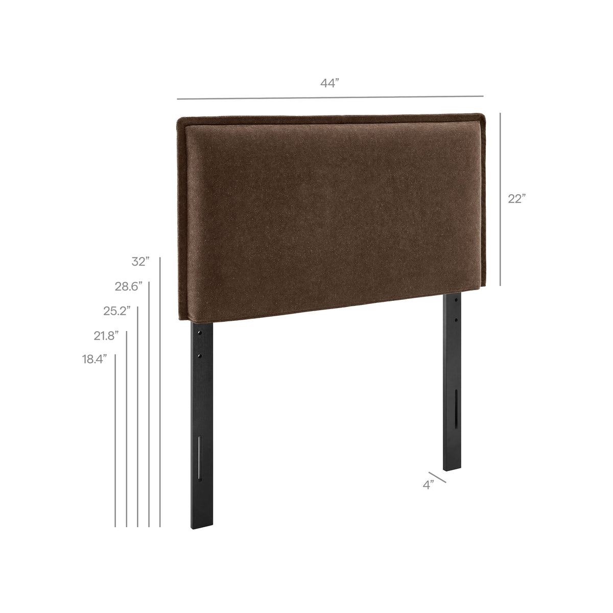 Camille Upholstered Linen Blend Headboard by Modway, photo 11 of 55