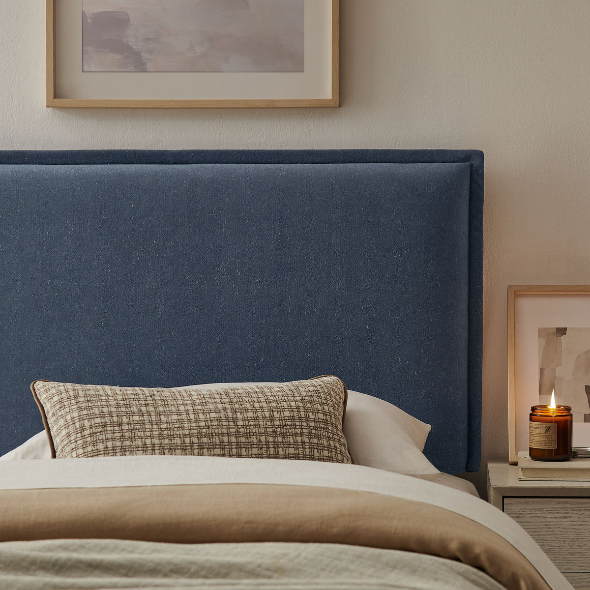 Camille Upholstered Linen Blend Headboard by Modway, photo 24 of 55