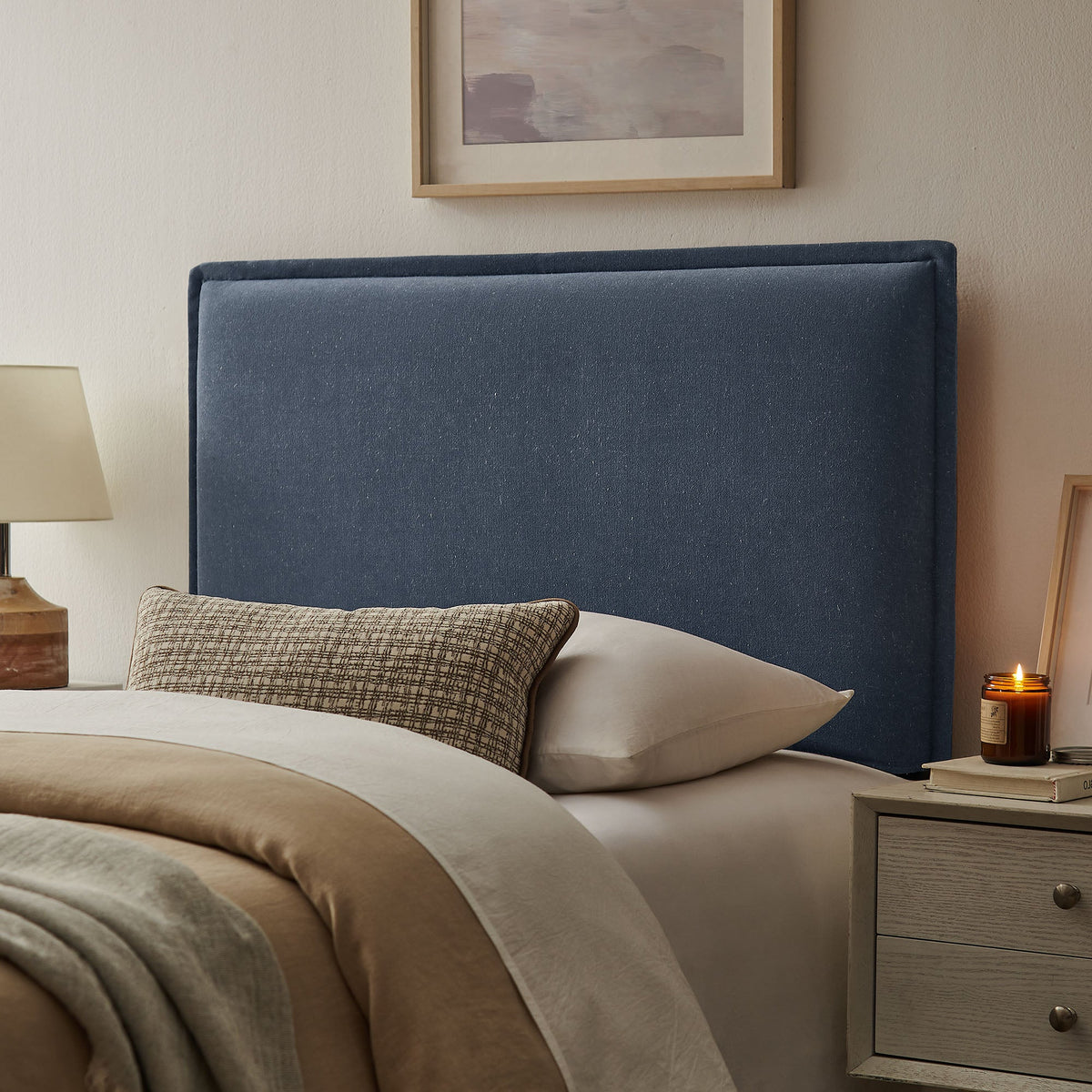 Camille Upholstered Linen Blend Headboard by Modway, photo 23 of 55