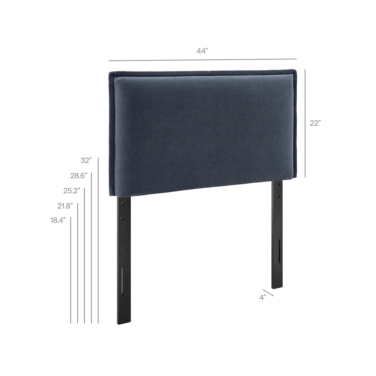 Camille Upholstered Linen Blend Headboard by Modway, photo 19 of 55
