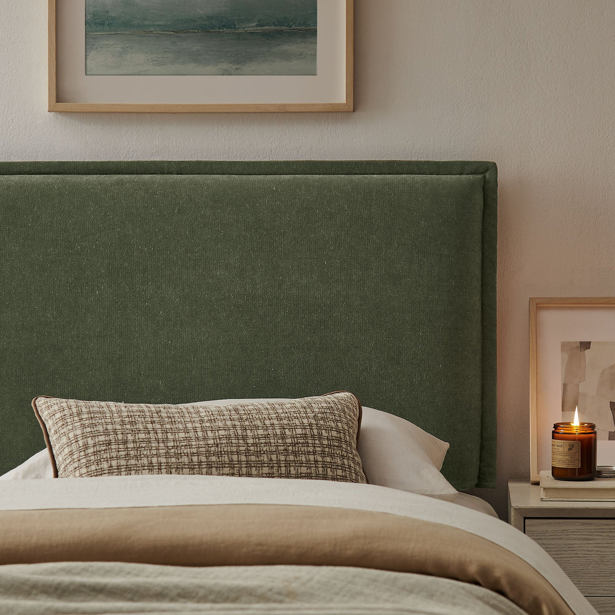 Camille Upholstered Linen Blend Headboard by Modway, photo 40 of 55