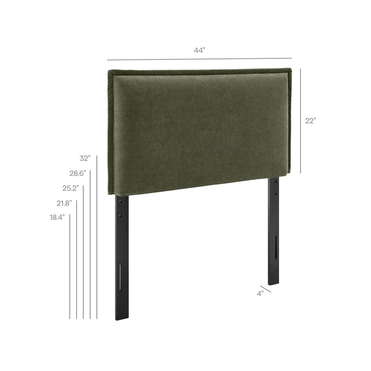 Camille Upholstered Linen Blend Headboard by Modway, photo 35 of 55