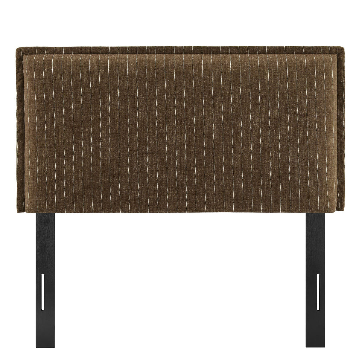 Camille Striped Linen Blend Twin Size Headboard by Modway, photo 5 of 24