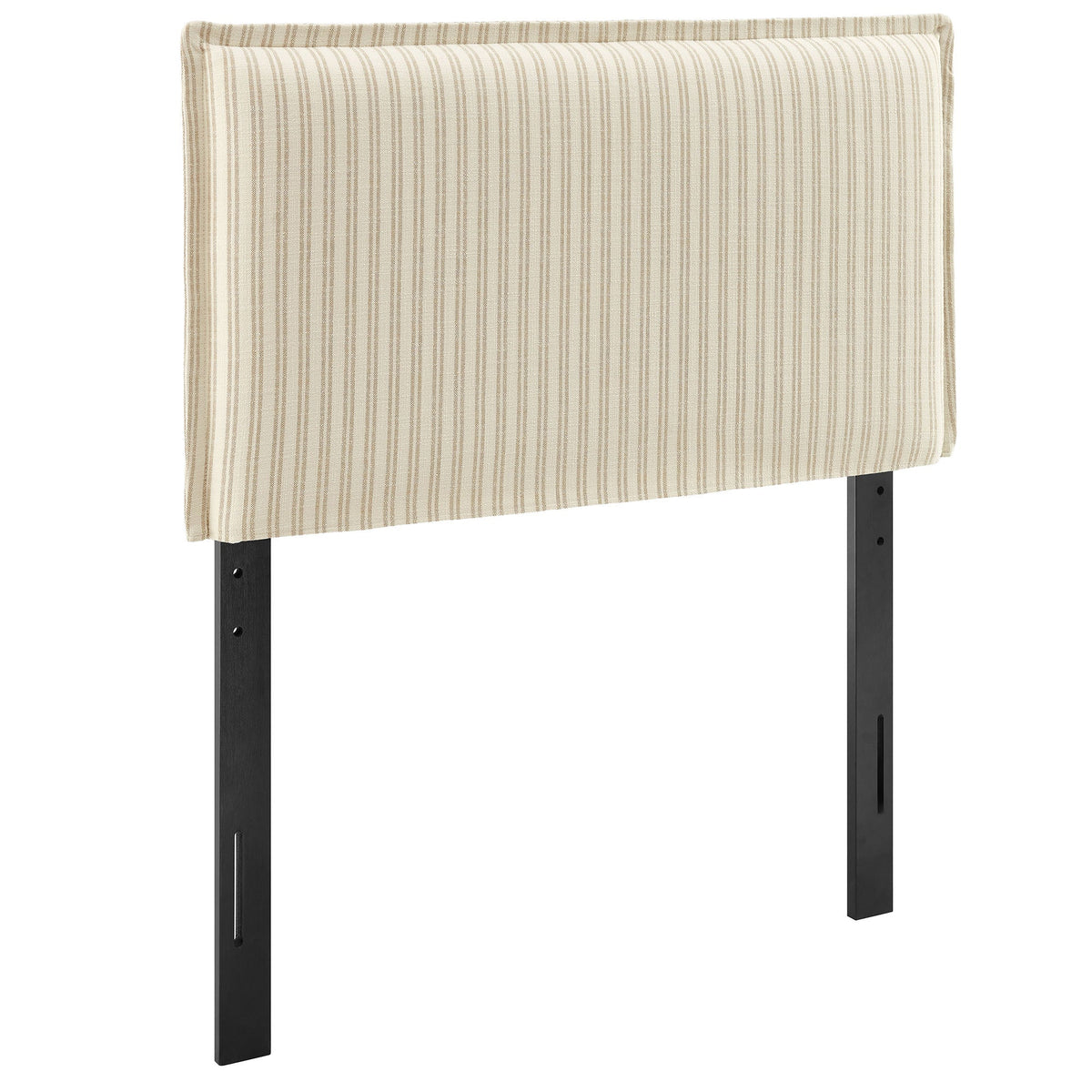 Camille Striped Linen Blend Twin Size Headboard by Modway, photo 9 of 24