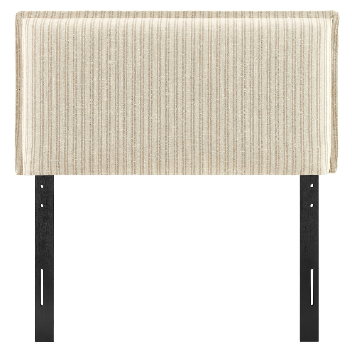 Camille Striped Linen Blend Twin Size Headboard by Modway, photo 12 of 24
