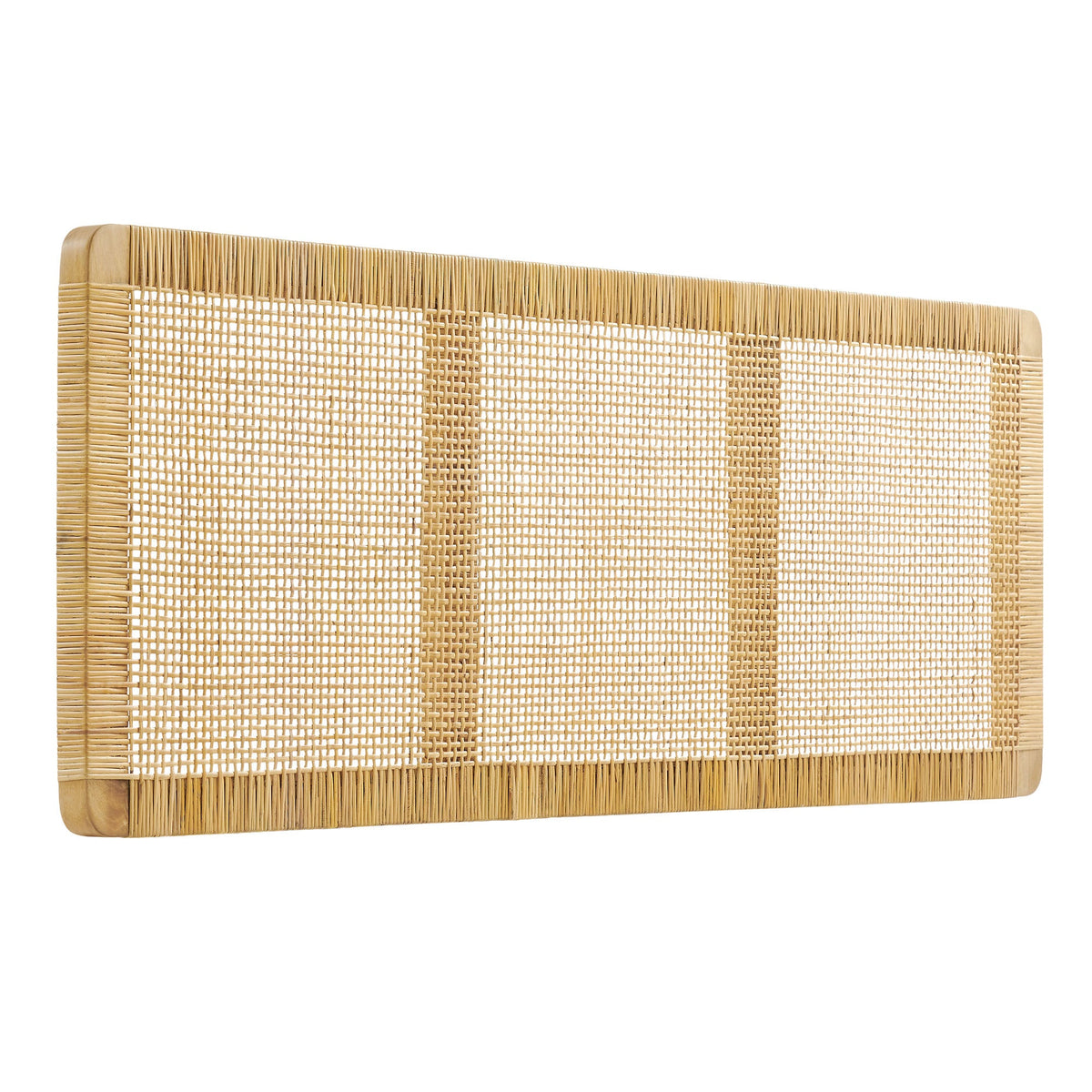 Sandy Wall Mounted Wood and Rattan Headboard by Modway, photo 19 of 36