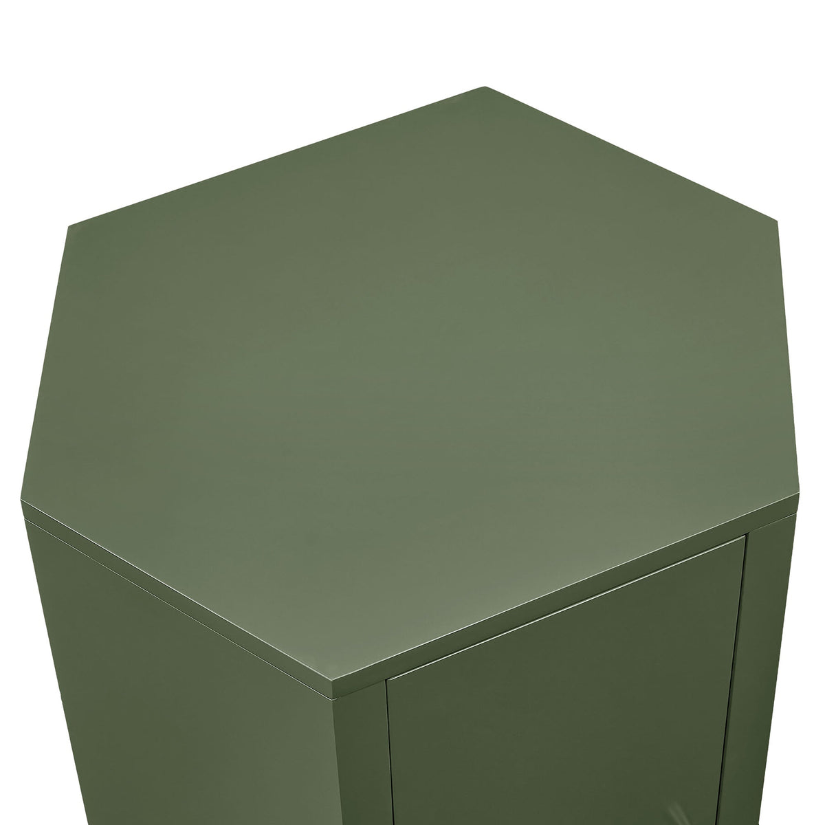 Kade Faceted Semi-Gloss Side Table by Modway, photo 8 of 40