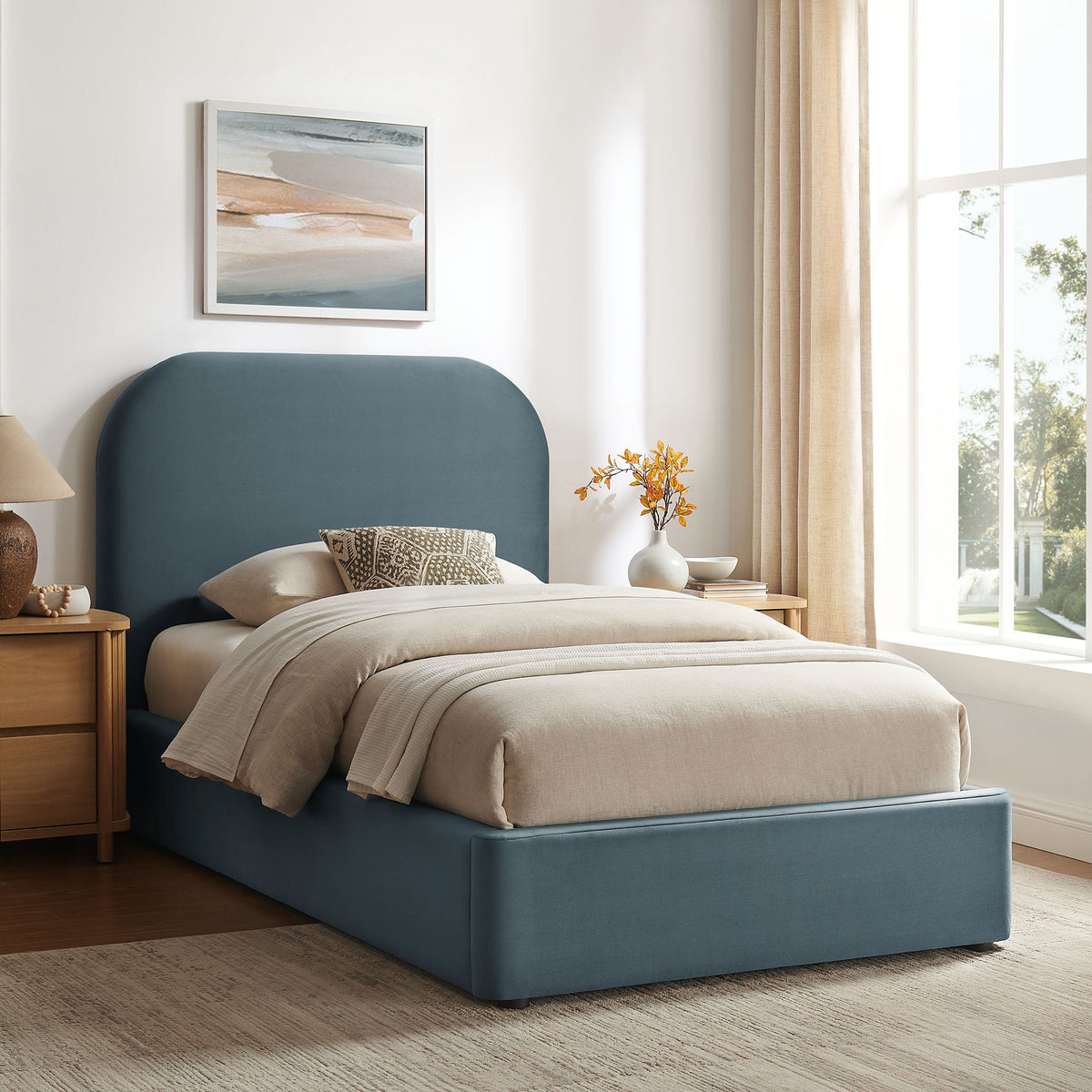 Keynote Performance Velvet Storage Platform Bed Frame by Modway, photo 20 of 56