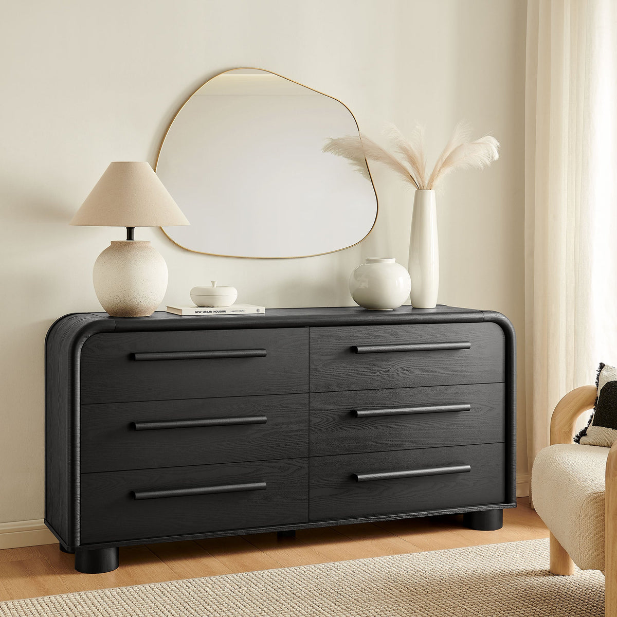 Bellamy Curved 6-Drawer Dresser by Modway, photo 7 of 24