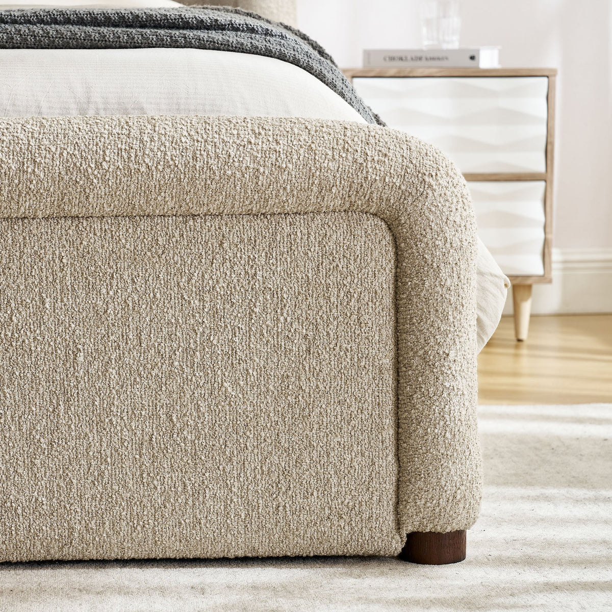 Tasmin Upholstered Fabric Platform Bed by Modway, photo 11 of 40
