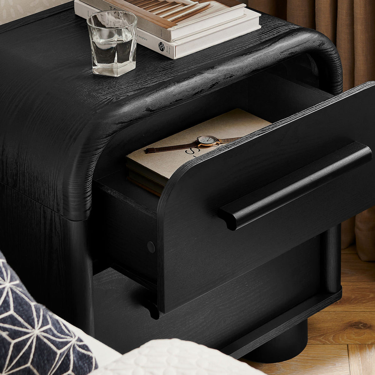 Bellamy Curved 2-Drawer Nightstand by Modway, photo 9 of 30