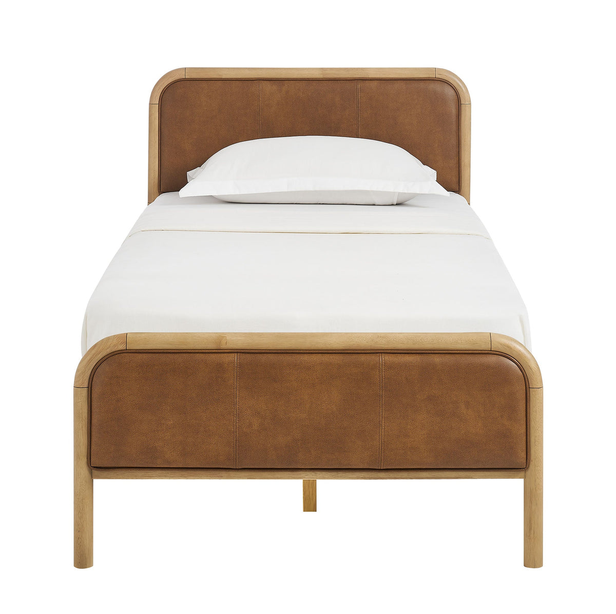 Wexford Vegan Leather Platform Bed by Modway, photo 5 of 44