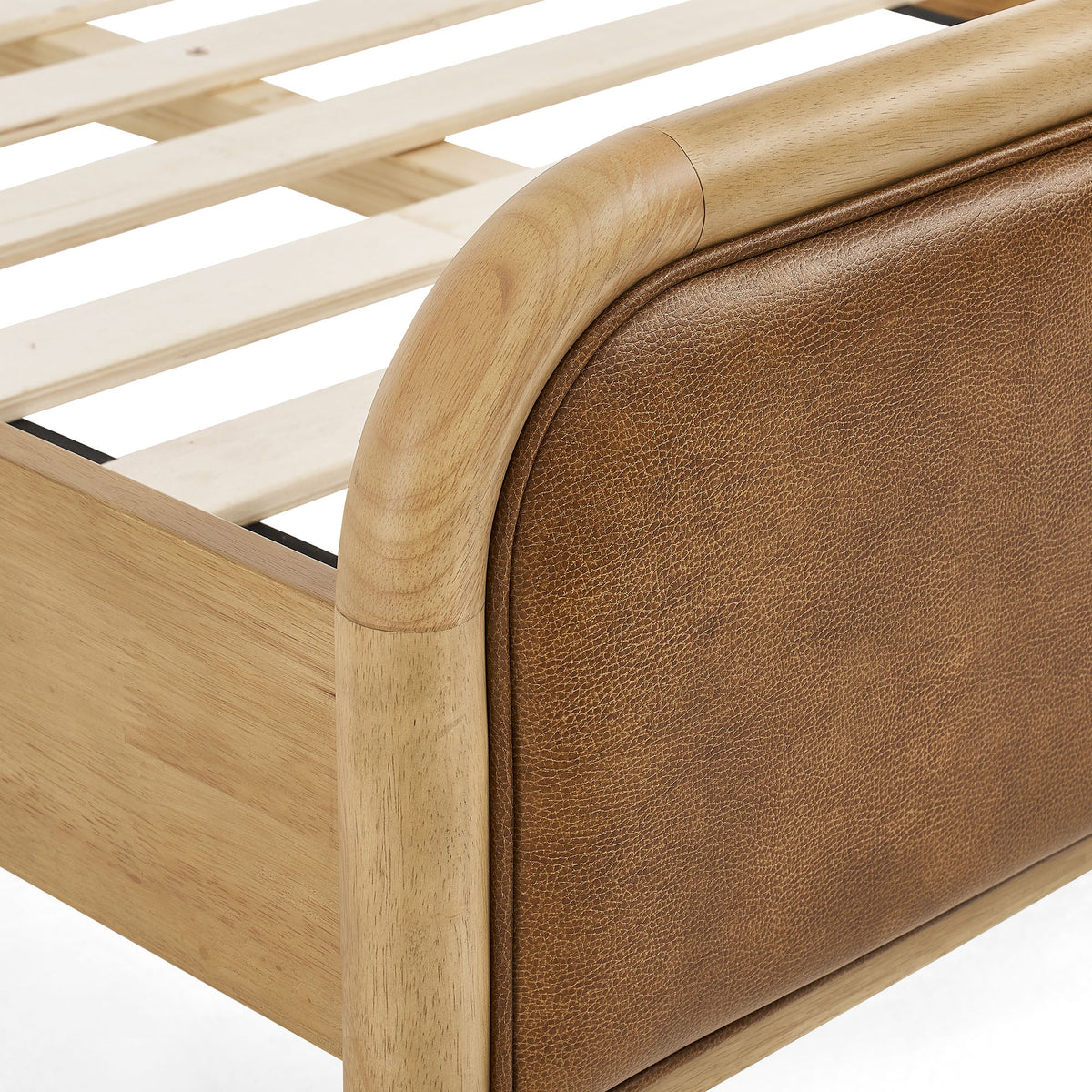 Wexford Vegan Leather Platform Bed by Modway, photo 7 of 44