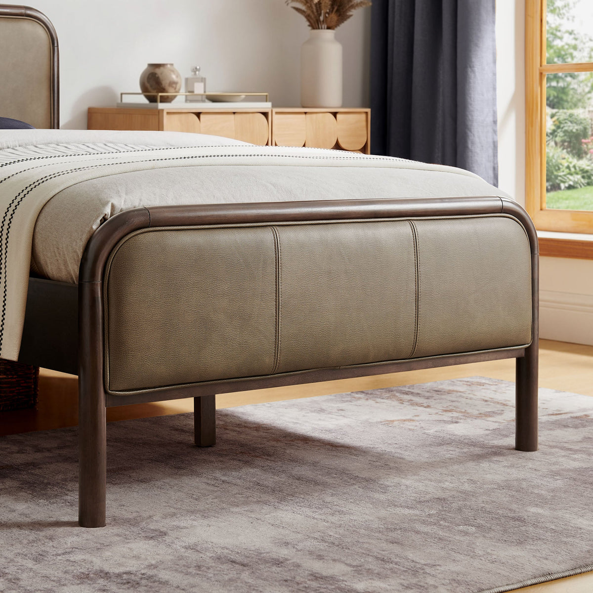 Wexford Vegan Leather Platform Bed by Modway, photo 20 of 44