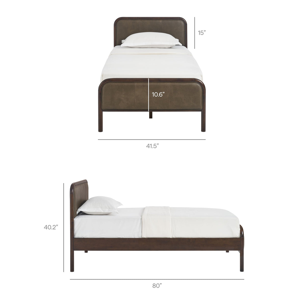 Wexford Vegan Leather Platform Bed by Modway, photo 13 of 44