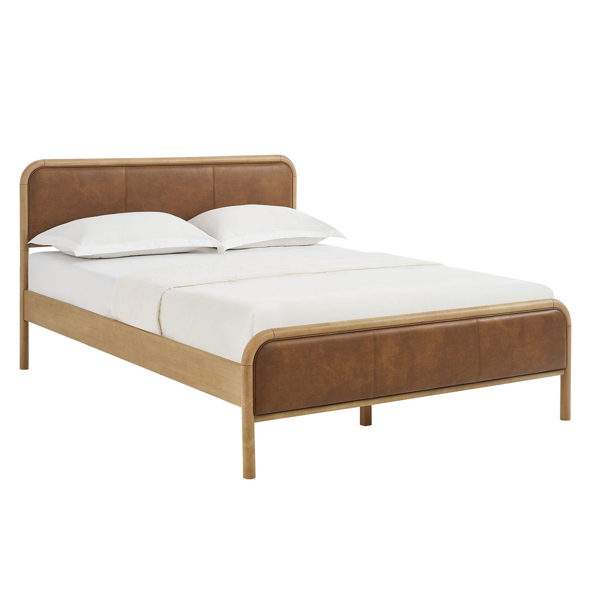 Wexford Vegan Leather Platform Bed by Modway, photo 21 of 44