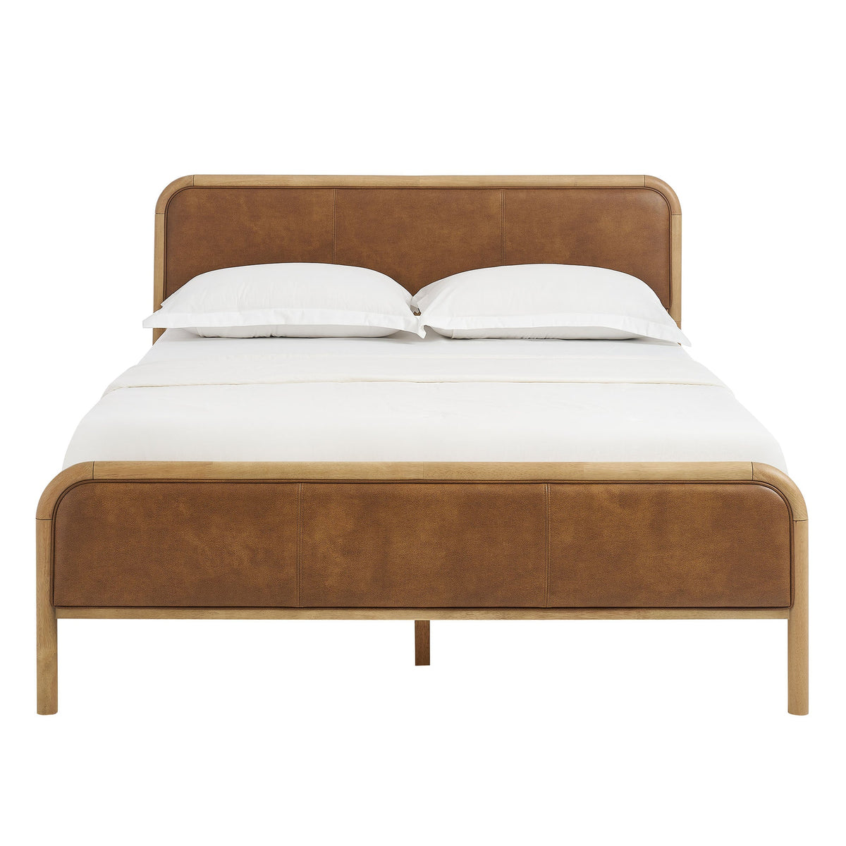 Wexford Vegan Leather Platform Bed by Modway, photo 25 of 44