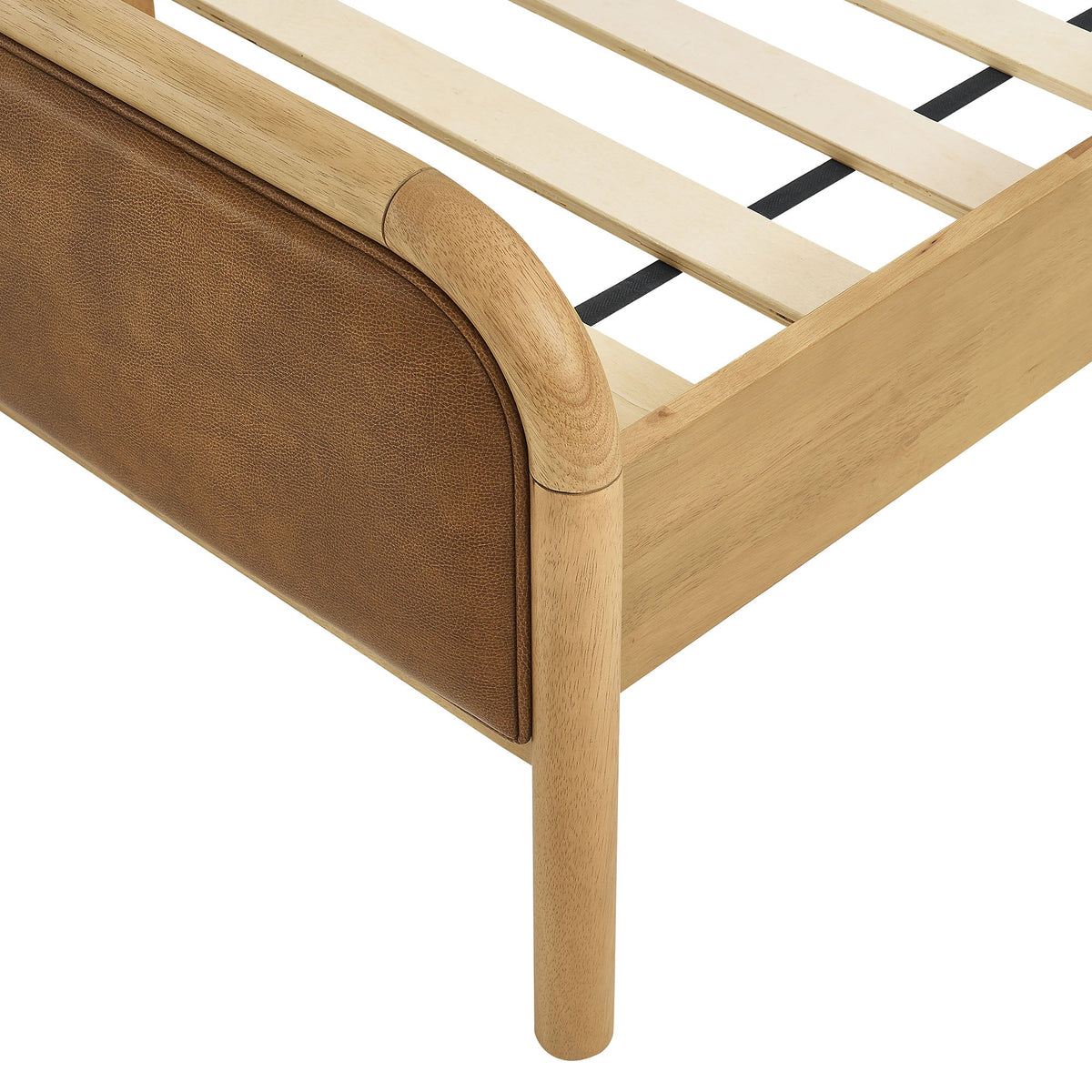 Wexford Vegan Leather Platform Bed by Modway, photo 28 of 44