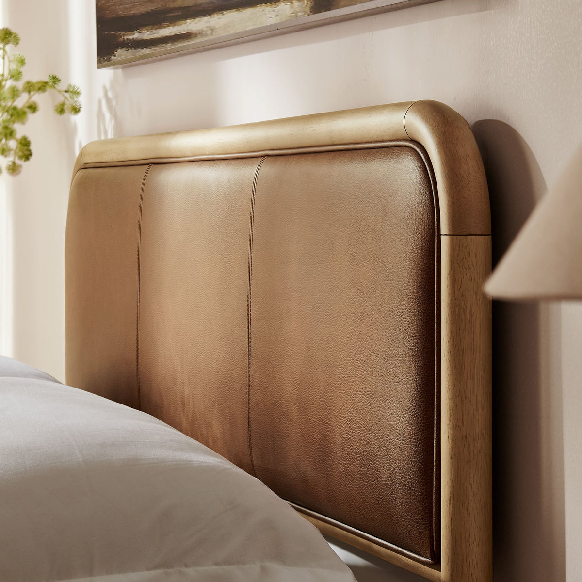 Wexford Vegan Leather Platform Bed by Modway, photo 30 of 44