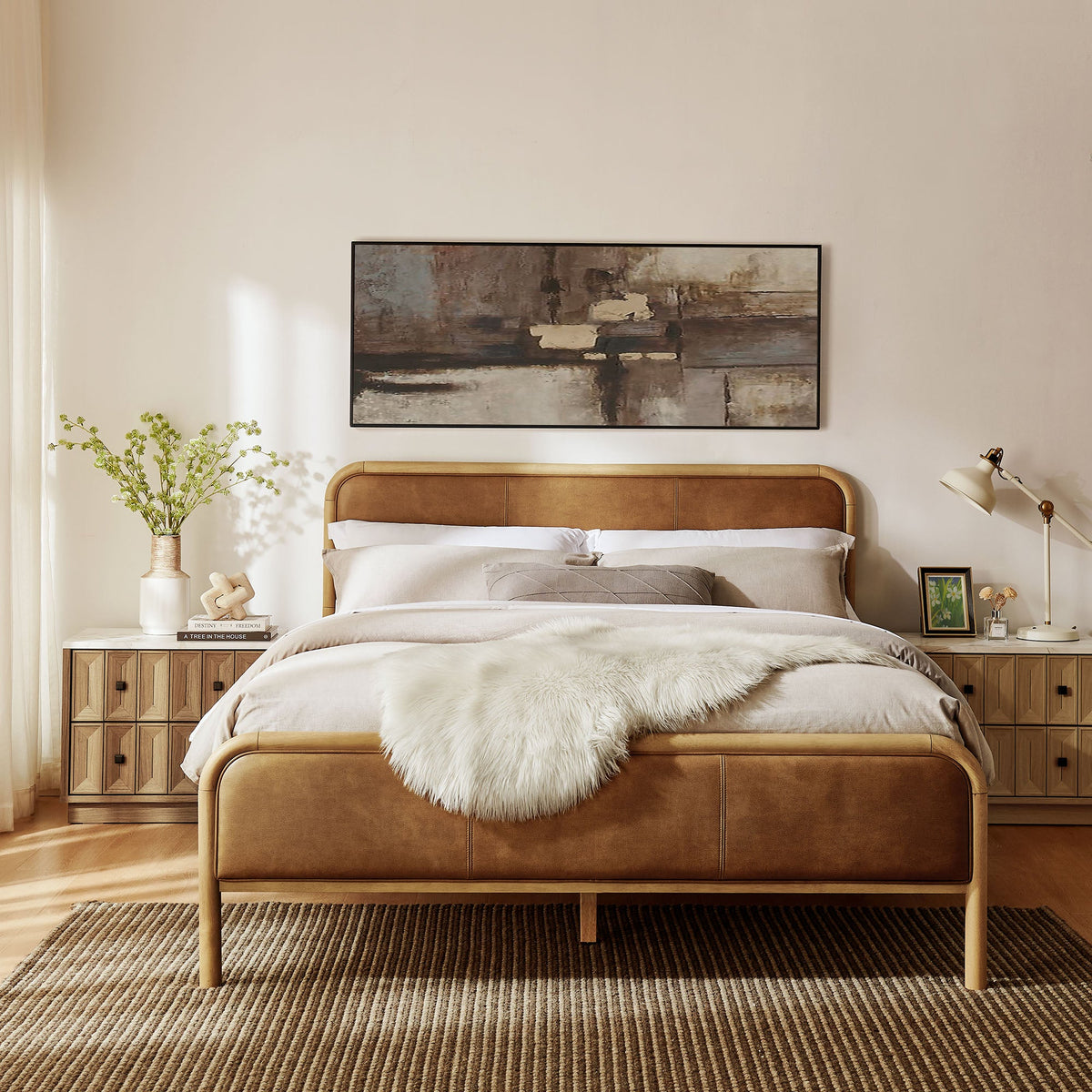 Wexford Vegan Leather Platform Bed by Modway, photo 29 of 44