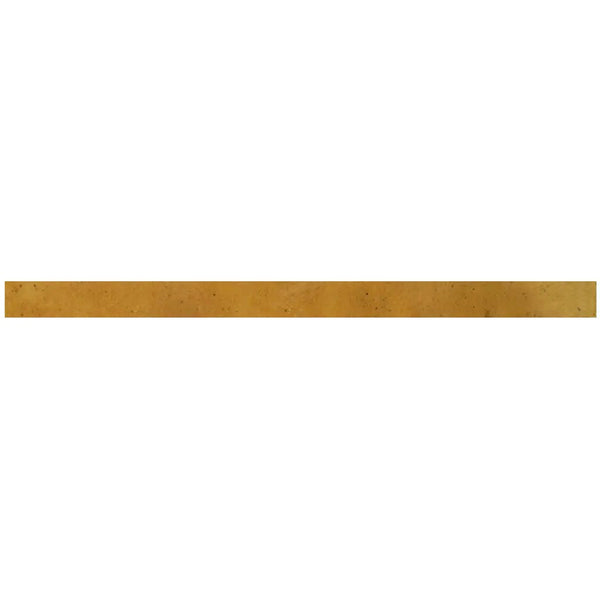 Honey Orange 0.5x8 Glossy Ceramic Pencil Tile Trim (10 pack, 0.7 sq ft/case)