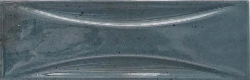 Spruce Blue 2.5x8 Glossy Ceramic Subway Deco Tile (38 pack, 5.38 sq ft/case) by Apollo Tile