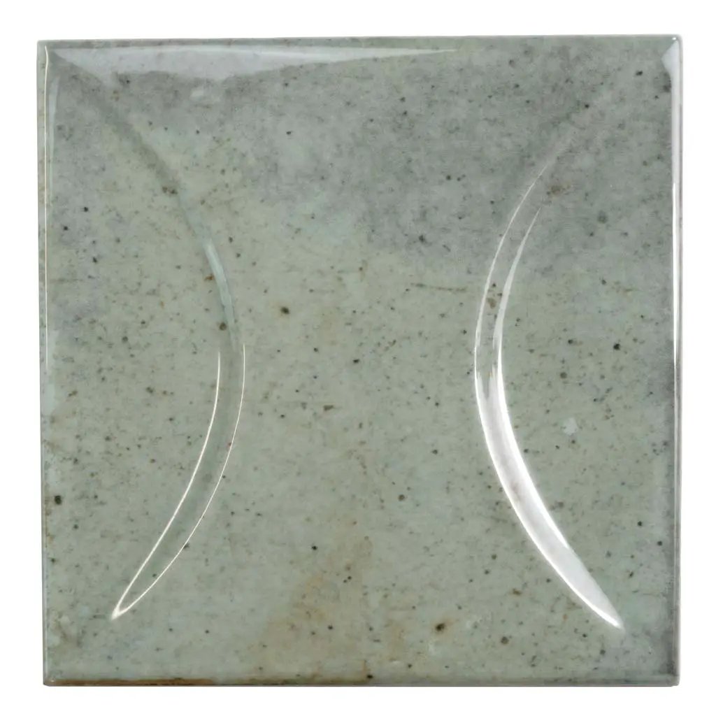 Sage Green 4x4 Glossy Ceramic Square Deco Tile (60 pack, 6.48 sq ft/case) by Apollo Tile