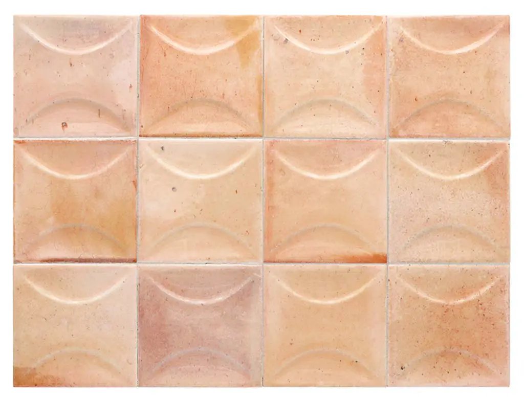 Pink 4x4 Glossy Ceramic Square Deco Tile (60 pack, 6.48 sq ft/case) by Apollo Tile