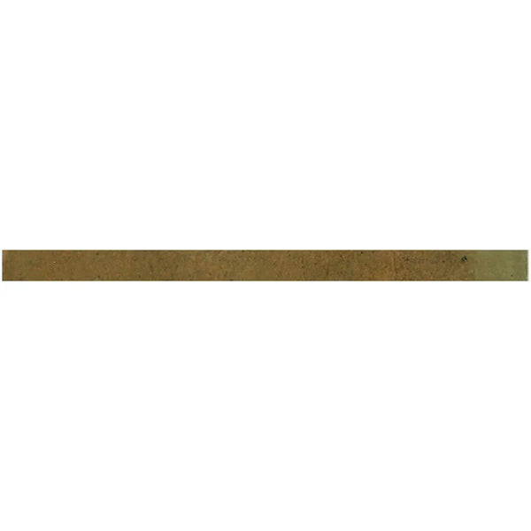 Olive Green 0.5x8 Glossy Ceramic Pencil Tile Trim (10 pack, 0.7 sq ft/case)