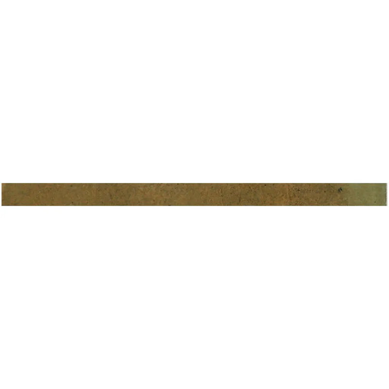 Olive Green 0.5x8 Glossy Ceramic Pencil Tile Trim (10 pack, 0.7 sq ft/case) by Apollo Tile