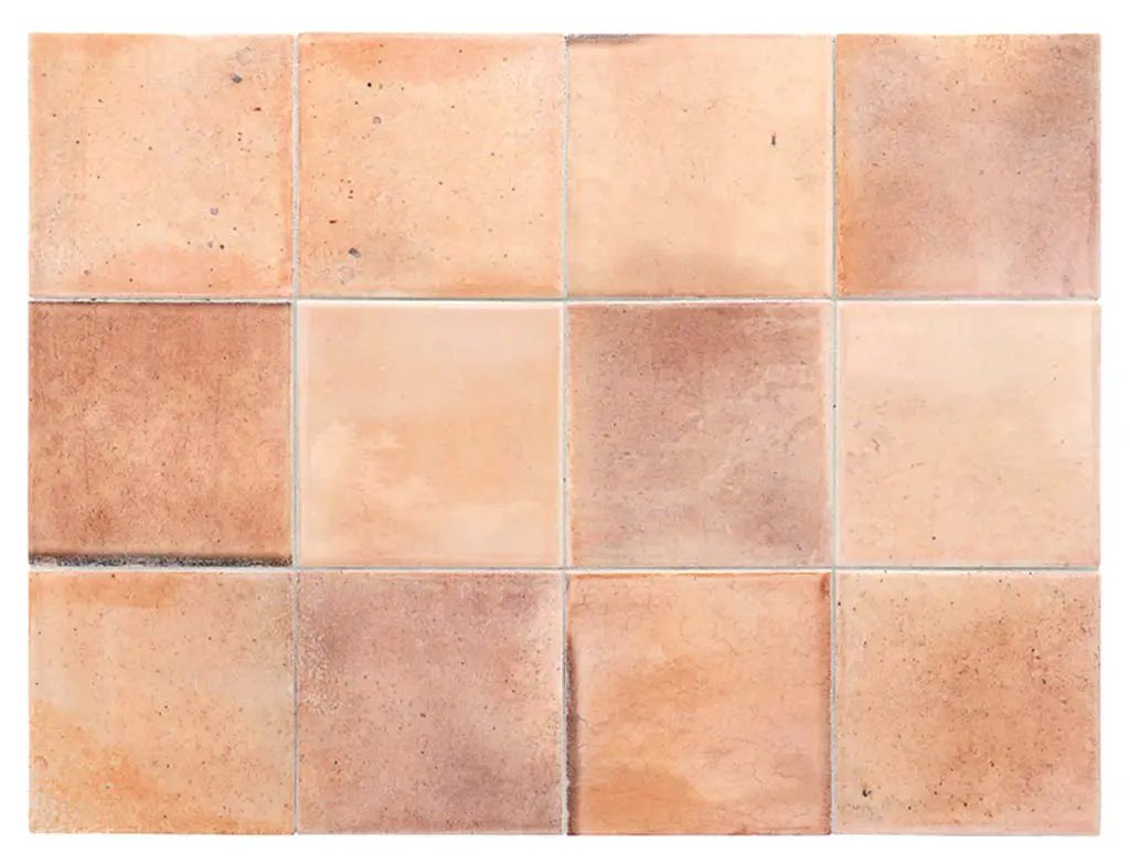 Pink 4x4 Glossy Square Ceramic Tile (60 pack, 6.46 sq ft/case) by Apollo Tile