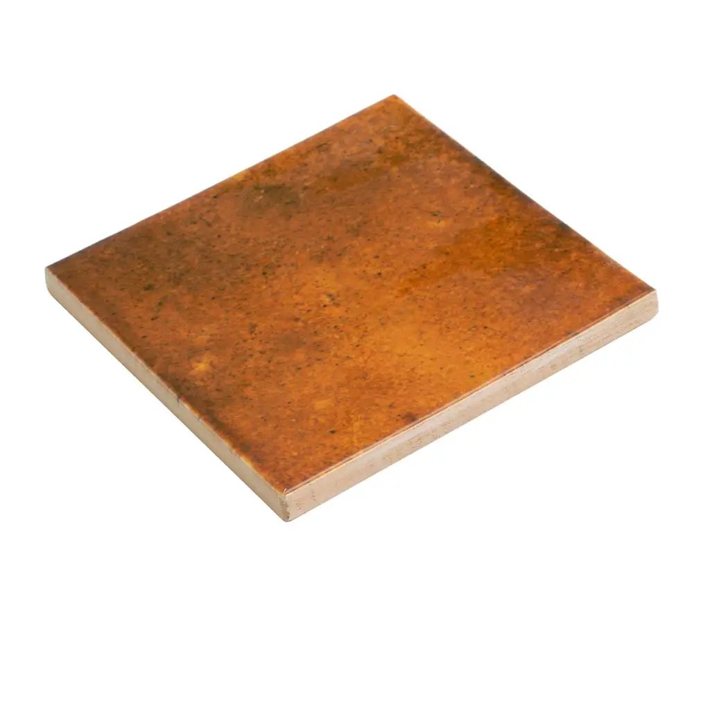 Red 4x4 Glossy Square Ceramic Tile (60 pack, 6.46 sq ft/case) by Apollo Tile