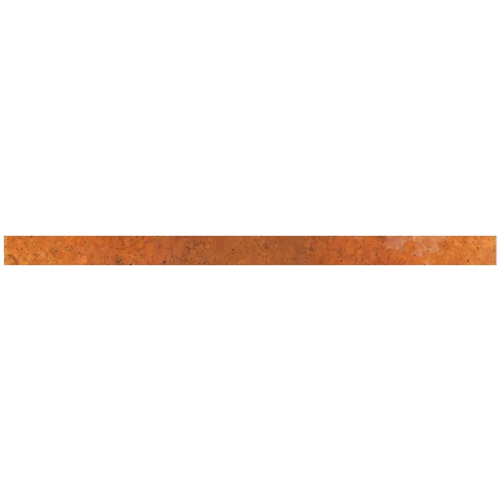 Red 0.5x8 Glossy Ceramic Pencil Tile Trim (10 pack, 0.7 sq ft/case) by Apollo Tile
