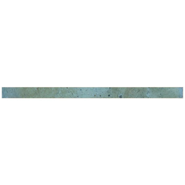 Blue 0.5x8 Glossy Ceramic Pencil Tile Trim (10 pack, 0.7 sq ft/case)