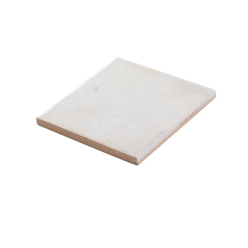 White 4x4 Glossy Square Ceramic Tile (60 pack, 6.46 sq ft/case) by Apollo Tile
