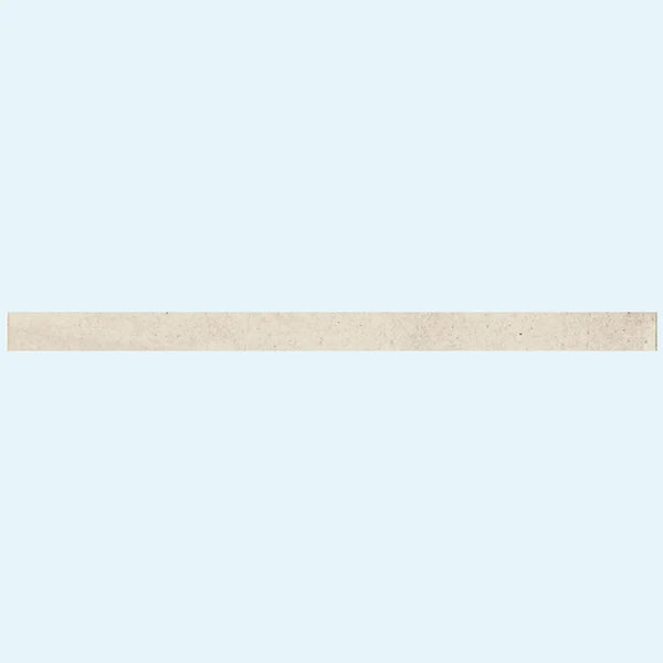 White 0.5x8 Glossy Ceramic Pencil Tile Trim (10 pack, 0.7 sq ft/case)
