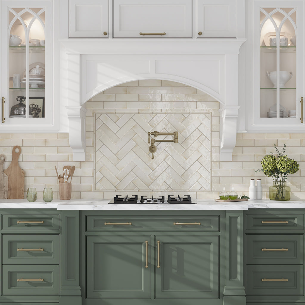 White 2.5x8 Glossy Ceramic Subway Tile (38 pack, 5.38 sq ft/case), photo 5 of 12