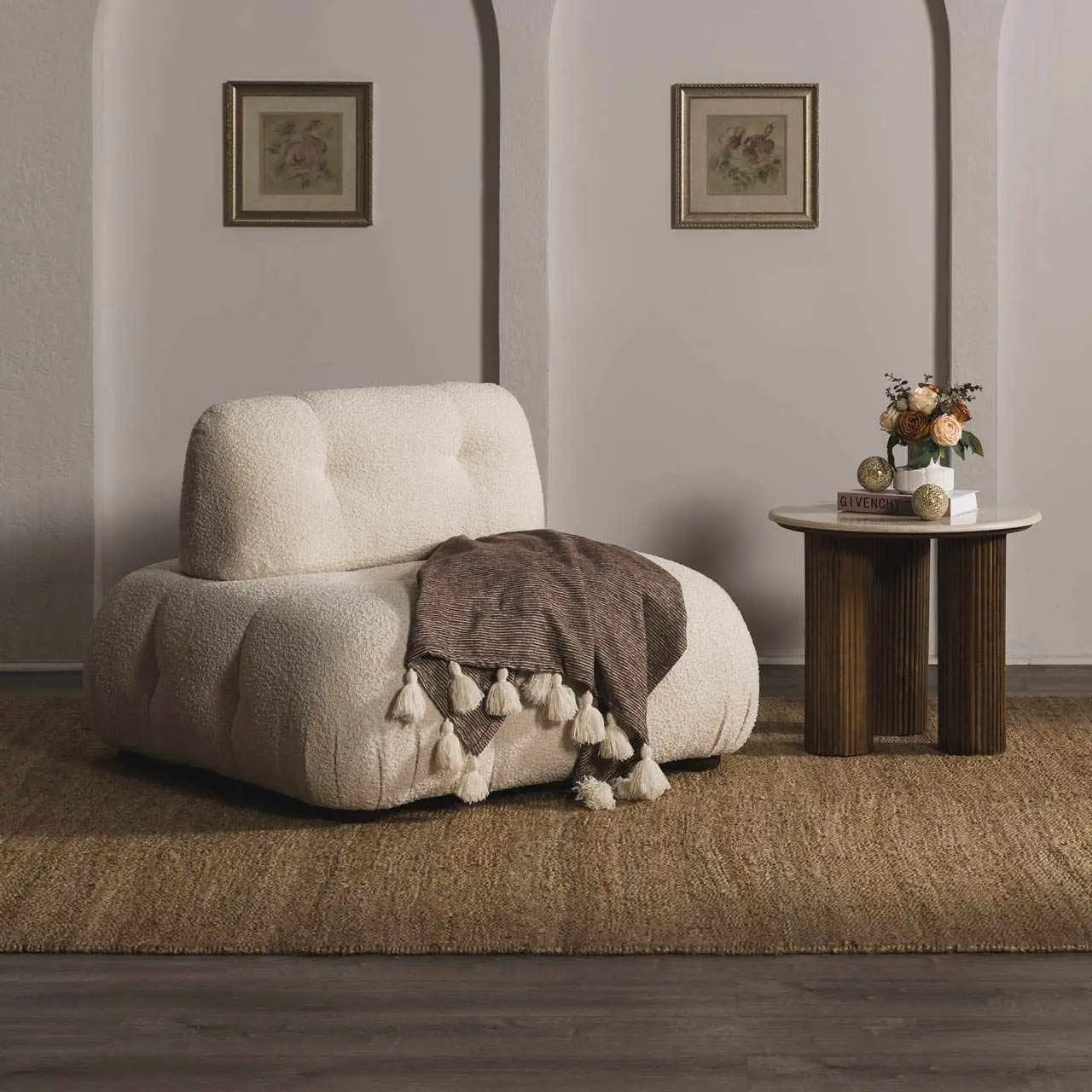 Senneterre Natural Jute Rug by Boutique Rugs