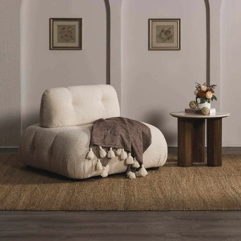 Senneterre Natural Jute Rug by Boutique Rugs