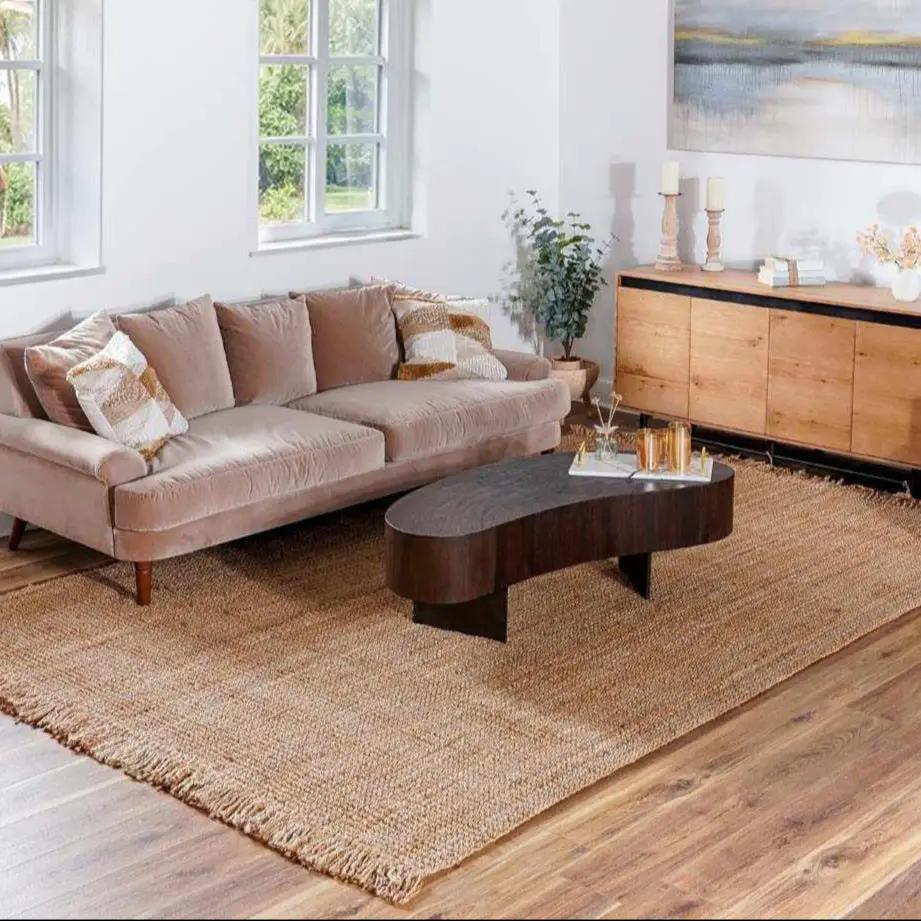 Senneterre Natural Jute Rug by Boutique Rugs